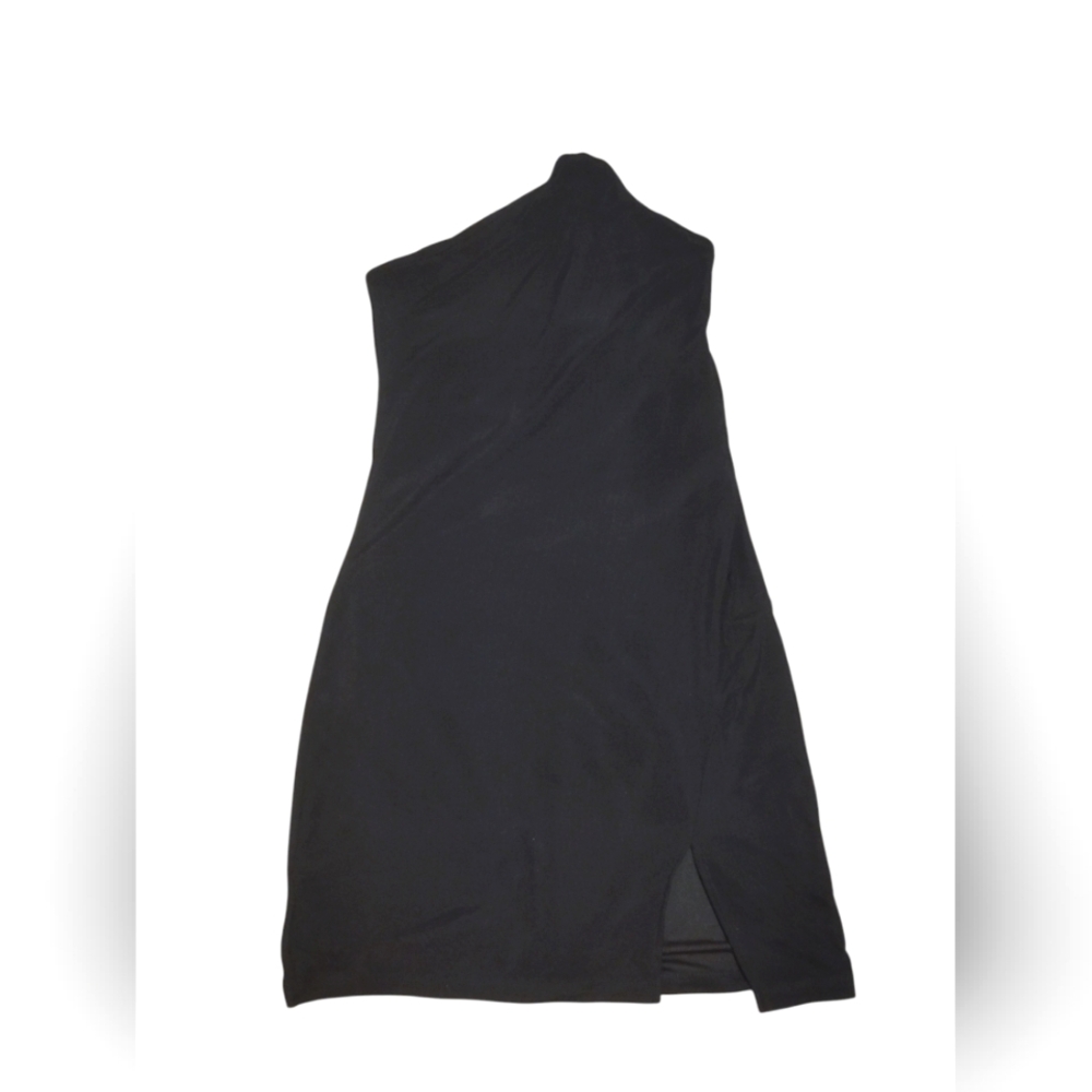 Shein Super Cute Simple Mini Black Dress For Women Size M